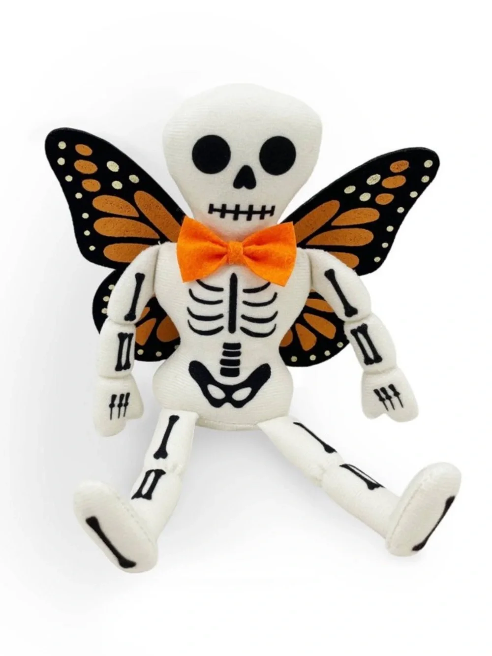 Soft Figural Skeleton Butterfly Plush with Orange Bow Target Bullseye 2026